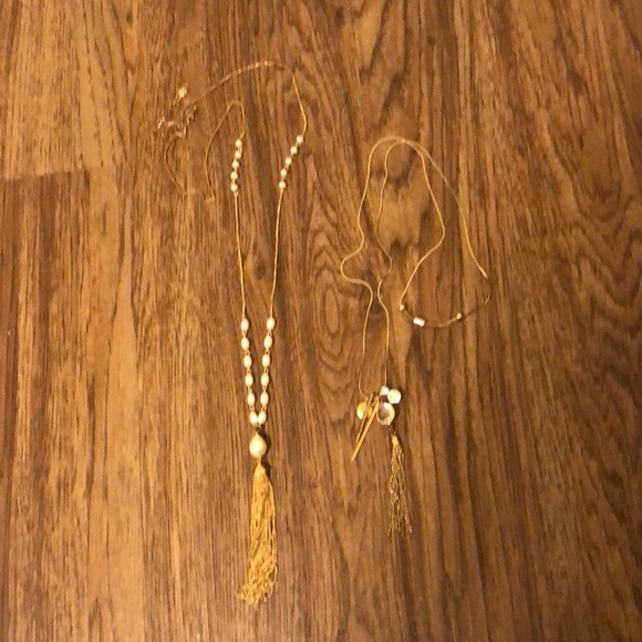 Bundle of 2 long tassel necklaces - Picture 1 of 12